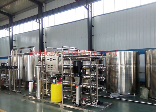 10 tons of stainless steel single-stage reverse osmosis water tank